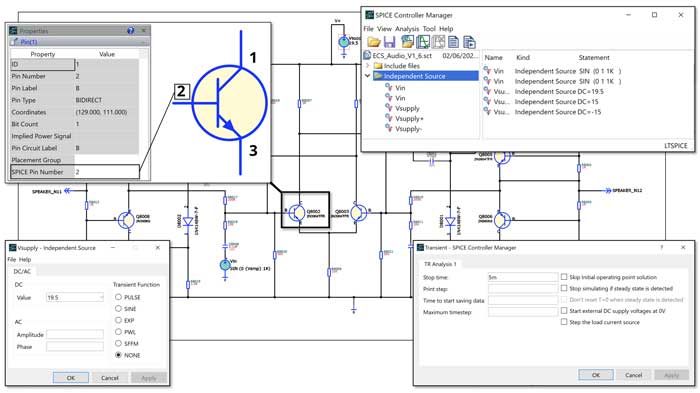 LTSPICE simulation part of eCADSTARS PCB simulation tools 